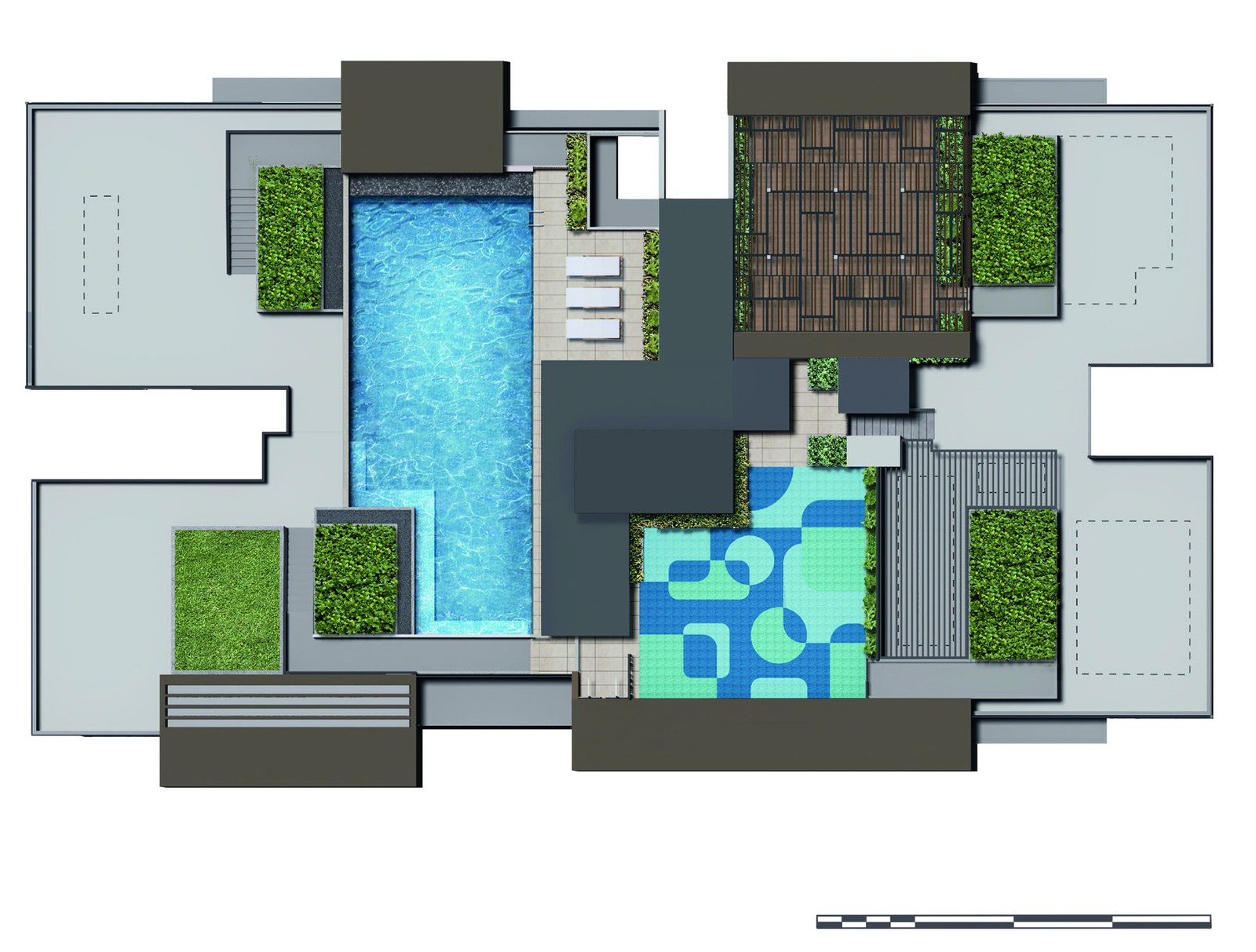 Roof plan and facilities